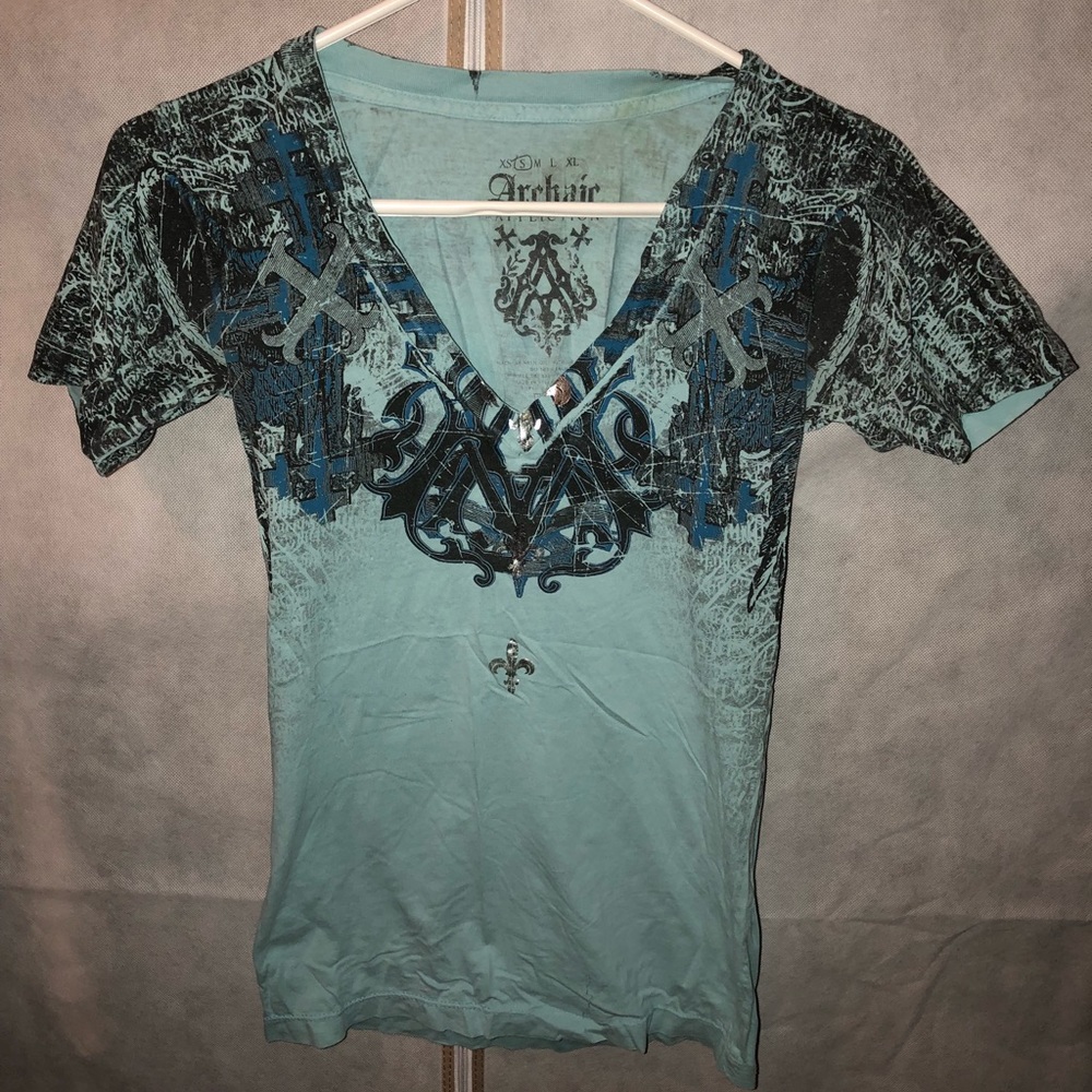 Affliction V-neck T-shirt